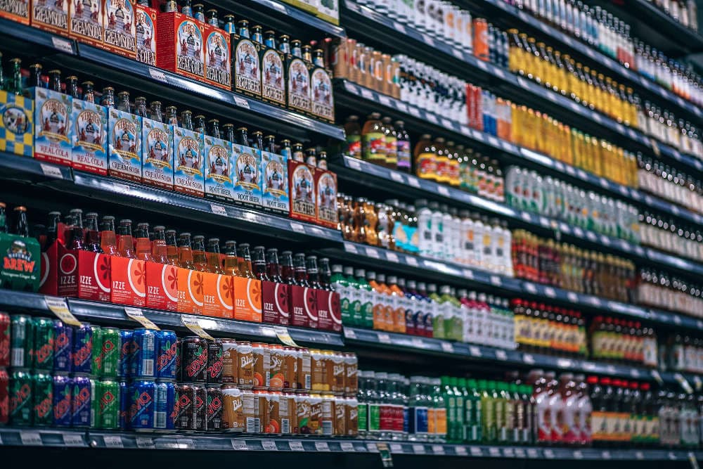 shopping mission in a supermarket