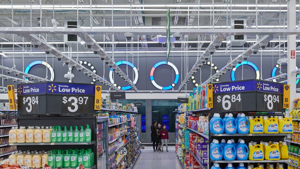 Deployment of hundreds of cameras in a Walmart store to achieve a rich and full in-store journey tracking system - via Walmart (Intelligent Retail Lab)