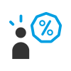 ROI ad attribution icon